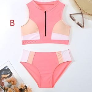 Tealstars Swimwear Pink White Cream